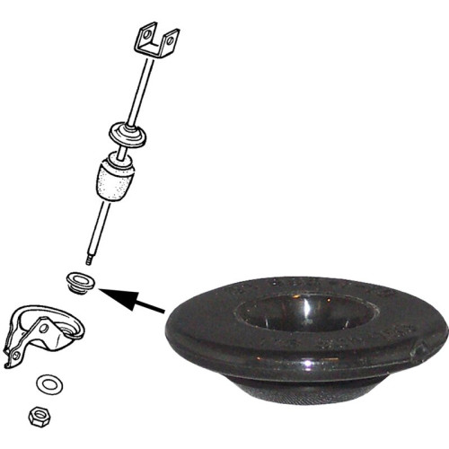 PartzBiz CE: 8150450206-Guide ring on anti roll bar arm, rear