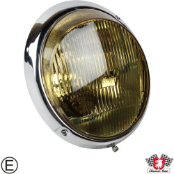 PartzBiz CE 1695100500 - Headlight with chrome rim PartzBiz CE 1695100500 - Headlight with chrome rim