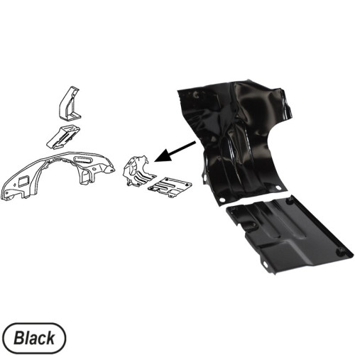 PartzBiz CE: 8112002086-Heater channel, lower, front, right