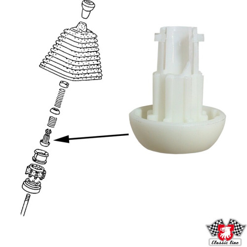 PartzBiz CE: 1131501500-Hemisphere, gearshift lever PartzBiz CE: 1131501500-Hemisphere, gearshift lever
