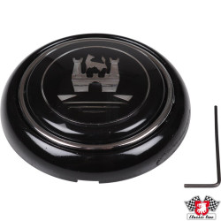 PartzBiz CE 8199550600 - Horn button, black. Fits JP No. 8145500600 