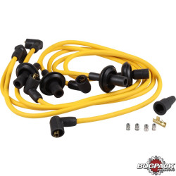 PartzBiz CE 8192002418 - Ignition cable set, 90º Megavolt, yellow PartzBiz CE 8192002418 - Ignition cable set, 90º Megavolt, yellow