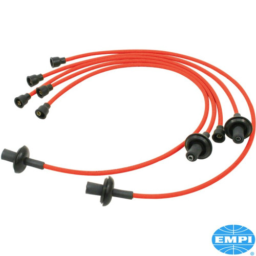 PartzBiz CE: 8192001418-Ignition cable set, copper core, red