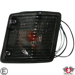 PartzBiz CE 1195401780 - Indicator, front, smoked, with E-mark, right PartzBiz CE 1195401780 - Indicator, front, smoked, with E-mark, right