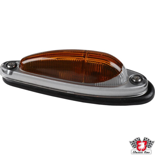 PartzBiz CE: 8195500500-Indicator, side, silver/yellow, left/right