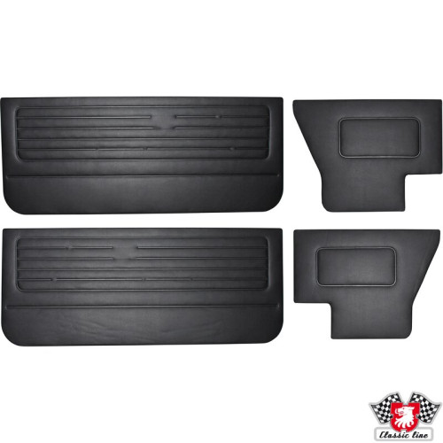 PartzBiz CE: 1189807310-Interior door panel set, 4 pieces, black PartzBiz CE: 1189807310-Interior door panel set, 4 pieces, black