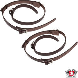 PartzBiz CE 1601650210 - Leather strap set for luggage rack PartzBiz CE 1601650210 - Leather strap set for luggage rack
