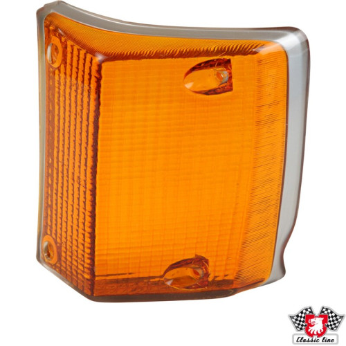 PartzBiz CE: 8995453480-Lens for indicator with silver rim