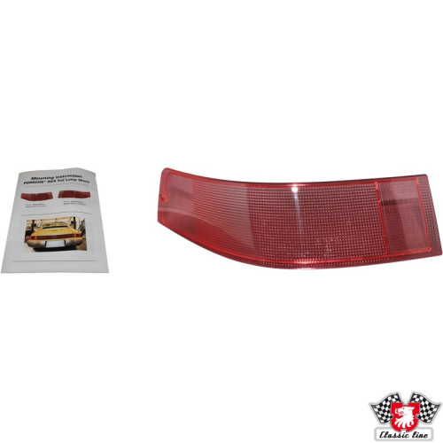 PartzBiz CE: 1695350970-เลนส์ไฟท้ายสีแดง ด้านซ้าย มีเครื่องหมาย E-mark PartzBiz CE: 1695350970-เลนส์ไฟท้ายสีแดง ด้านซ้าย มีเครื่องหมาย E-mark