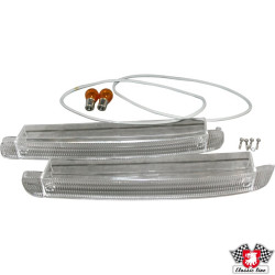 PartzBiz CE 1695450610 - ชุดเลนส์สำหรับไฟเลี้ยวหน้า ใส ซ้าย/ขวา พร้อมเครื่องหมาย E-mark PartzBiz CE 1695450610 - ชุดเลนส์สำหรับไฟเลี้ยวหน้า ใส ซ้าย/ขวา พร้อมเครื่องหมาย E-mark