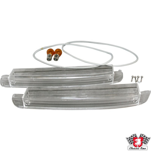 PartzBiz CE: 1695450610-ชุดเลนส์สำหรับไฟเลี้ยวหน้า ใส ซ้าย/ขวา พร้อมเครื่องหมาย E-mark PartzBiz CE: 1695450610-ชุดเลนส์สำหรับไฟเลี้ยวหน้า ใส ซ้าย/ขวา พร้อมเครื่องหมาย E-mark