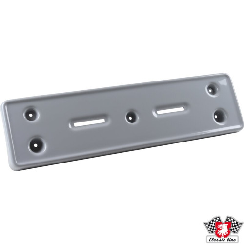 PartzBiz CE: 1182005800-Number plate support, front, plastic, grey