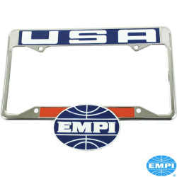 PartzBiz CE 8182003708 - Number plate support, rear, Empi/USA logo PartzBiz CE 8182003708 - Number plate support, rear, Empi/USA logo