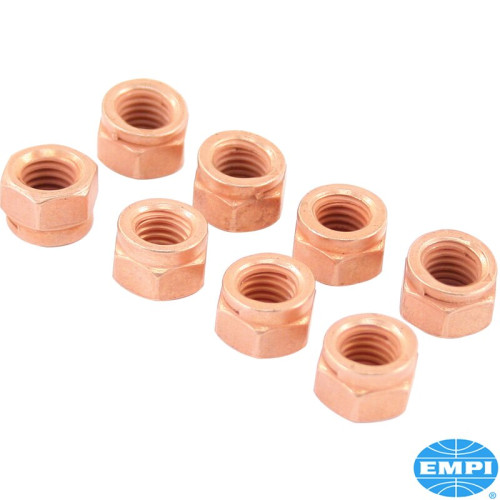 PartzBiz CE: 8101100418-Lock nut set for exhaust, 12 mm head