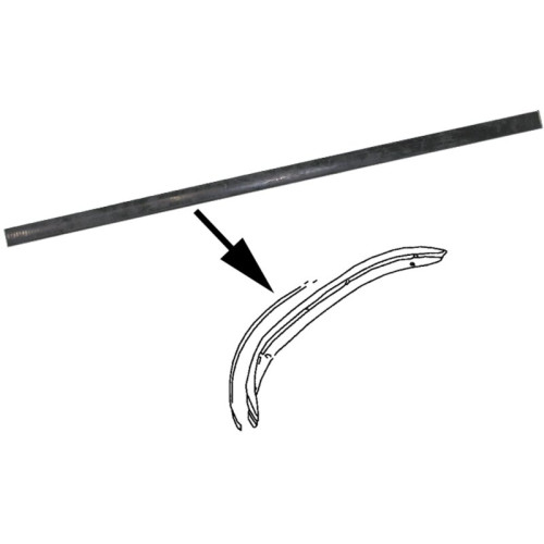 PartzBiz CE: 8184300202-Moulding for bumper, front, rubber PartzBiz CE: 8184300202-Moulding for bumper, front, rubber