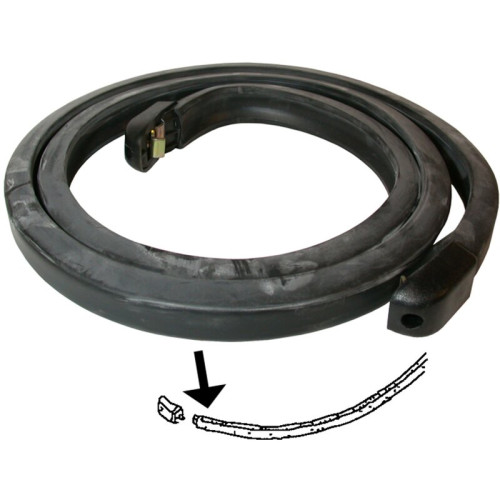 PartzBiz CE: 8184400106-Moulding for bumper, rubber, rear PartzBiz CE: 8184400106-Moulding for bumper, rubber, rear