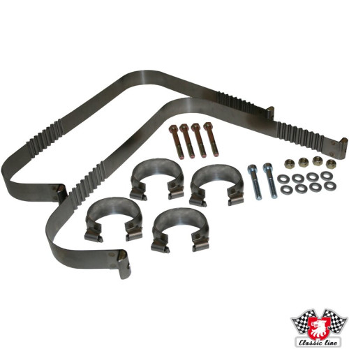 PartzBiz CE: 1621700410-Mounting kit for exhaust rear