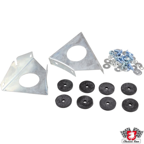 PartzBiz CE: 1682002110-Mounting set for number plate, front PartzBiz CE: 1682002110-Mounting set for number plate, front
