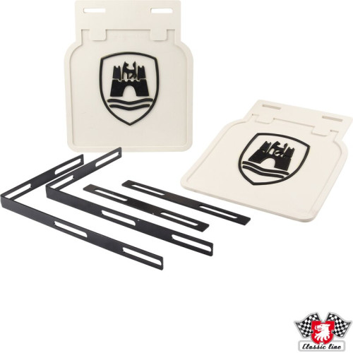 PartzBiz CE: 8100100710-Mudflap set with brackets
