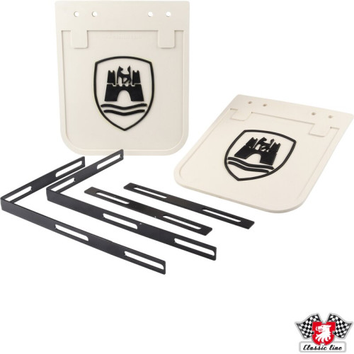 PartzBiz CE: 8100100910-Mudflap set with brackets PartzBiz CE: 8100100910-Mudflap set with brackets