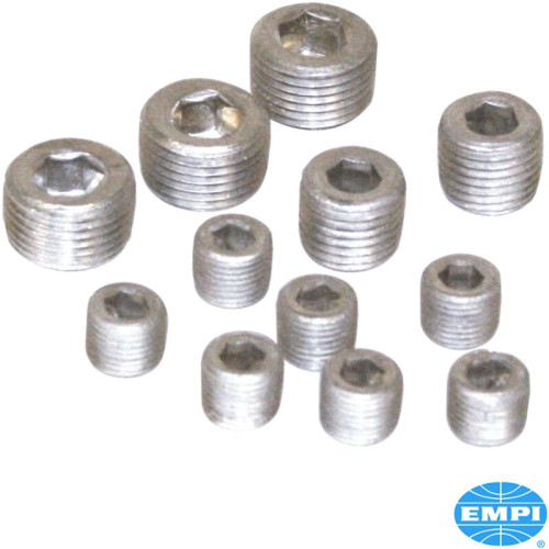 PartzBiz CE: 8111003118-Oil galley plug set, threaded, 12 pcs PartzBiz CE: 8111003118-Oil galley plug set, threaded, 12 pcs
