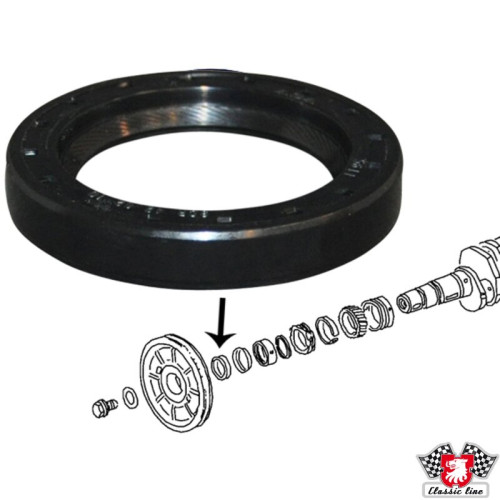 PartzBiz CE: 8119500500-Oil seal for crankshaft/pulley, 42x62x10 mm PartzBiz CE: 8119500500-Oil seal for crankshaft/pulley, 42x62x10 mm