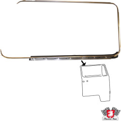 PartzBiz CE 8186002470 - Outer scraper with aluminium trim for PartzBiz CE 8186002470 - Outer scraper with aluminium trim for