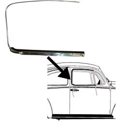PartzBiz CE 8186001786 - Outer scraper with aluminium trim for PartzBiz CE 8186001786 - Outer scraper with aluminium trim for