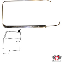 PartzBiz CE 8186002480 - Outer scraper with aluminium trim for PartzBiz CE 8186002480 - Outer scraper with aluminium trim for