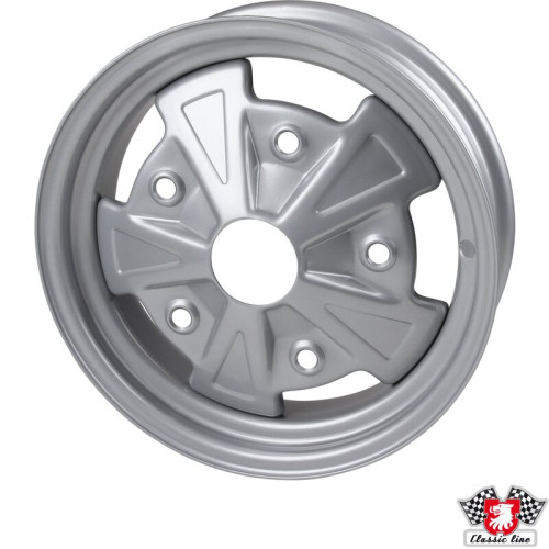 PartzBiz CE: 8160002400-Steel rim, painted, silver PartzBiz CE: 8160002400-Steel rim, painted, silver