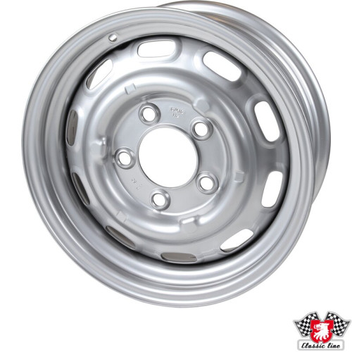 PartzBiz CE: 1660000100-Painted steel wheel, silvergrey
