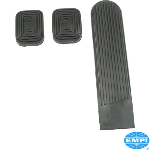 PartzBiz CE: 8172200818-Pedal covers, 3 piece set, rubber PartzBiz CE: 8172200818-Pedal covers, 3 piece set, rubber