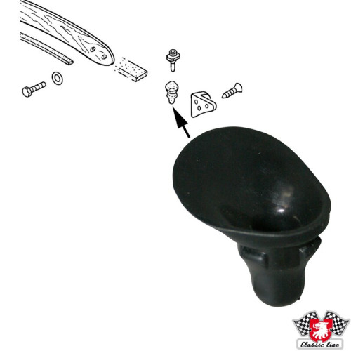 PartzBiz CE: 8181450606-Plastic bushing for top guidance pin