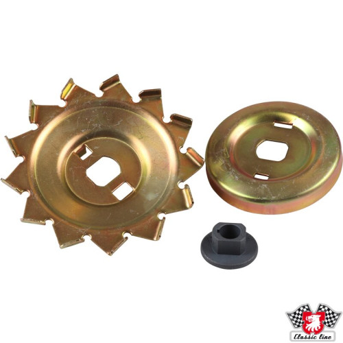 PartzBiz CE: 8118300700-Pulley for alternator, galvanized