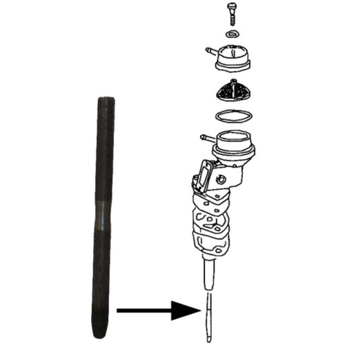 PartzBiz CE: 8116002006-Push rod for fuel pump, 108 mm PartzBiz CE: 8116002006-Push rod for fuel pump, 108 mm