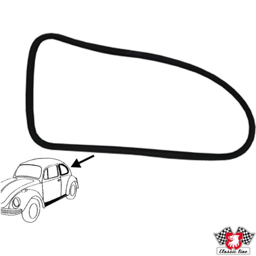 PartzBiz CE: 8186100670-Seal for quarter window with groove