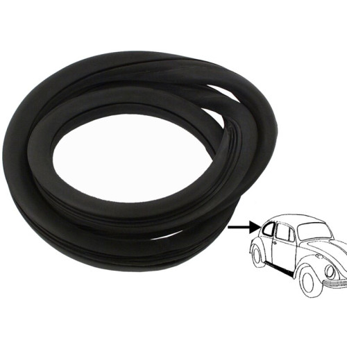 PartzBiz CE: 8186100106-Seal for quarter window, left/right PartzBiz CE: 8186100106-Seal for quarter window, left/right