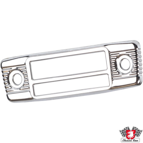 PartzBiz CE: 8101850100-Radio cover, chromed