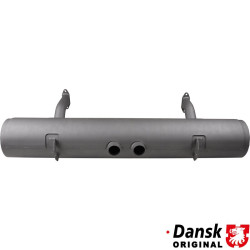 PartzBiz CE 1620600500 - Exhaust rear. Made of steel with grey paint PartzBiz CE 1620600500 - Exhaust rear. Made of steel with grey paint