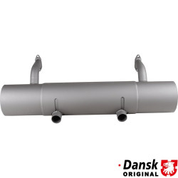 PartzBiz CE 1620600700 - Exhaust rear. Made of steel with grey paint PartzBiz CE 1620600700 - Exhaust rear. Made of steel with grey paint