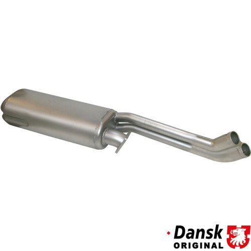 PartzBiz CE: 1620608900-Exhaust rear, with two Ø44 PartzBiz CE: 1620608900-Exhaust rear, with two Ø44
