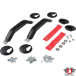 PartzBiz CE 1687800610 - RS door pull handle set with red PartzBiz CE 1687800610 - RS door pull handle set with red