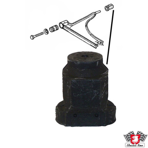 PartzBiz CE: 1140200400-Rubber mount for wishbone, front, rear PartzBiz CE: 1140200400-Rubber mount for wishbone, front, rear