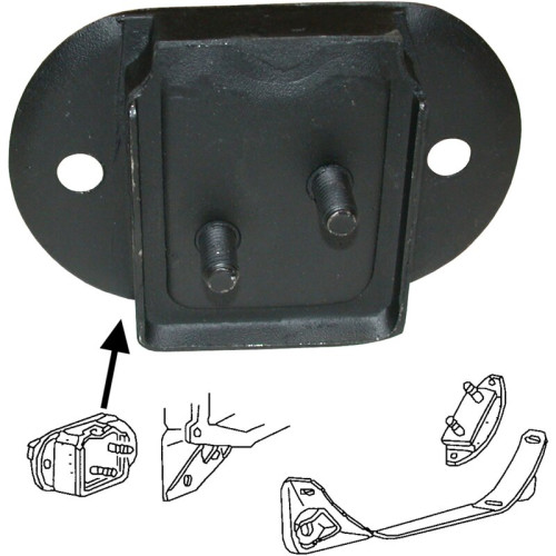 PartzBiz CE: 8132400606-Transmission mount, front, Heavy Duty