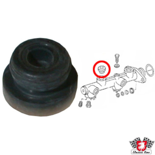 PartzBiz CE: 1161150200-Rubber plug for master brake cylinder PartzBiz CE: 1161150200-Rubber plug for master brake cylinder
