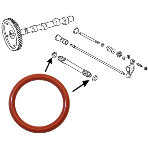 PartzBiz CE: 8111001603-Rubber seal for push rod tube, 25 PartzBiz CE: 8111001603-Rubber seal for push rod tube, 25