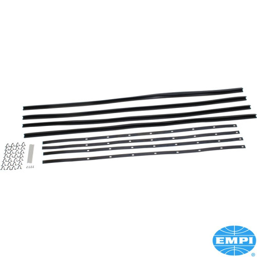 PartzBiz CE: 8186004618-Door window scraper set, snap-in