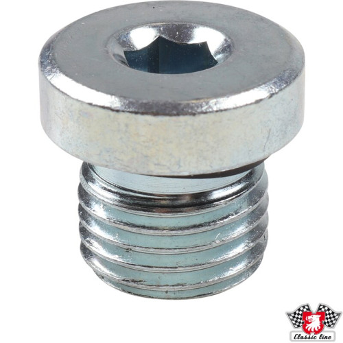 PartzBiz CE: 1615652200-จุกเกลียวสำหรับถังน้ำมันเชื้อเพลิง M14x1.5 พร้อมซีล (90012300760)