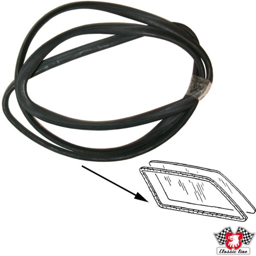 PartzBiz CE: 1185900400-ซีลสำหรับกระจกหลังที่ไม่มีร่องสำหรับคิ้วตกแต่ง