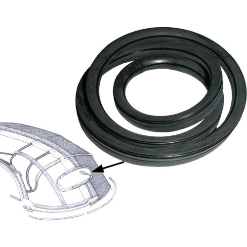PartzBiz CE: 8185900106-Seal for rear window without groove PartzBiz CE: 8185900106-Seal for rear window without groove